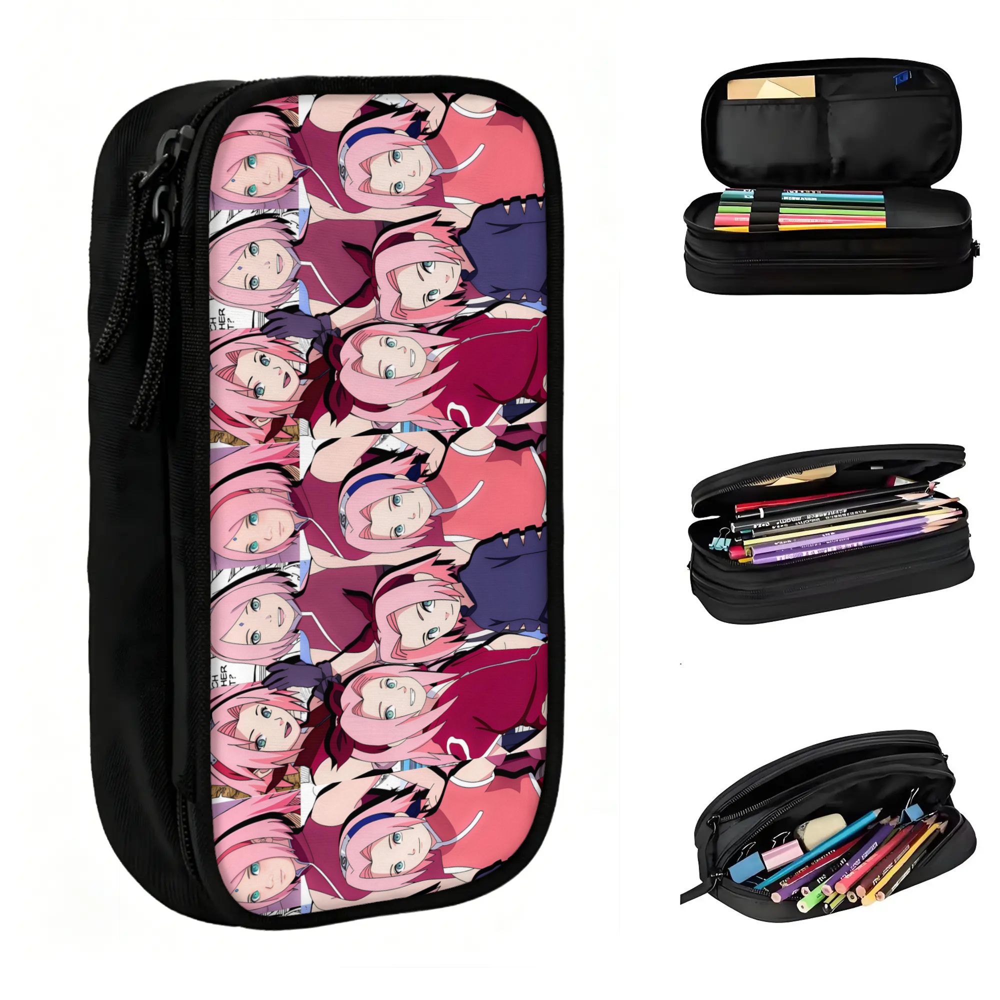 Anime Cosplay Korean Girl - Étuis à crayons coréens personnalisés Anime