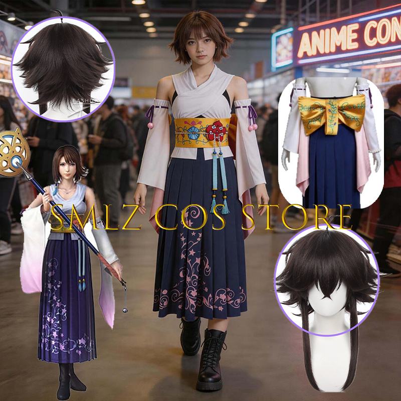 Anime Cosplay Costumes Female - Costume de cosplay Yuna FF10 X