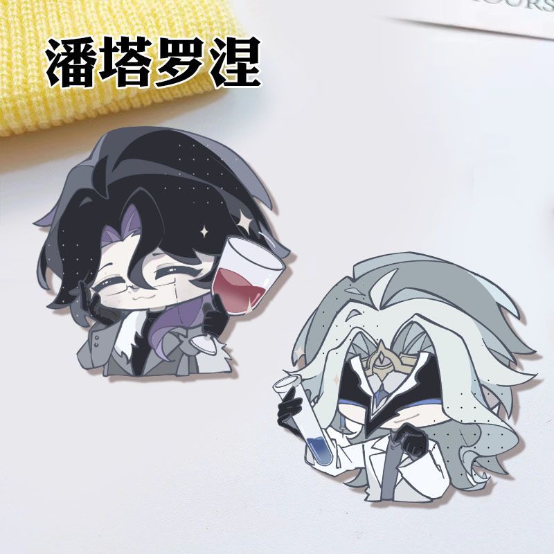 Cosplay Anime Top - Broche en acrylique Genshin Impact Dottore