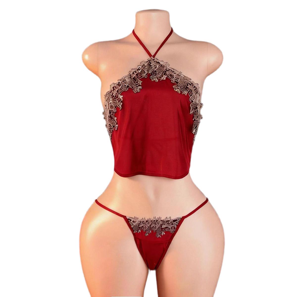 Cosplay Anime Top - Ensemble de lingerie sexy rouge style
