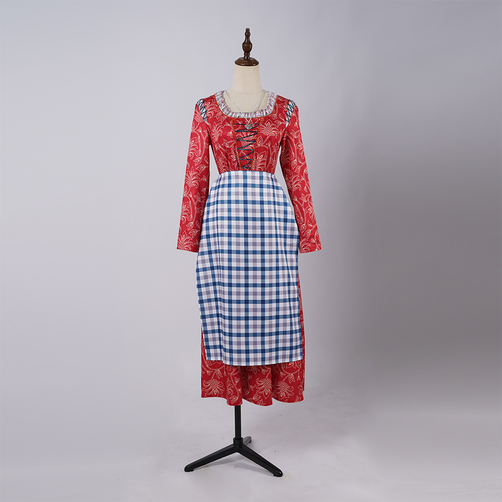 Live Action Anime Cosplay - Robe de demoiselle d'honneur Cosplay blanche-neige,