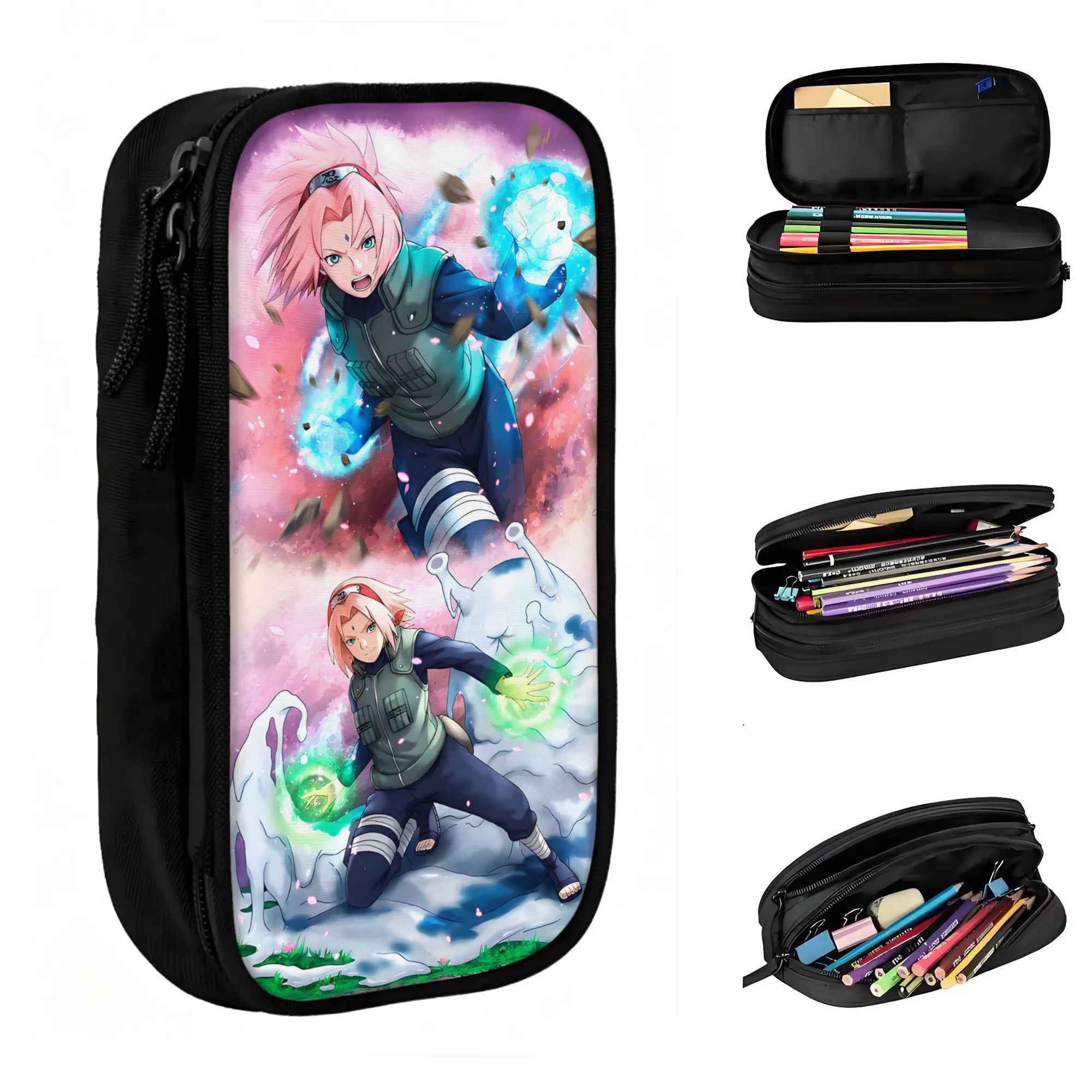 Anime Cosplay Korean Girl - Étuis à crayons personnalisés coréens S-Sakuraes