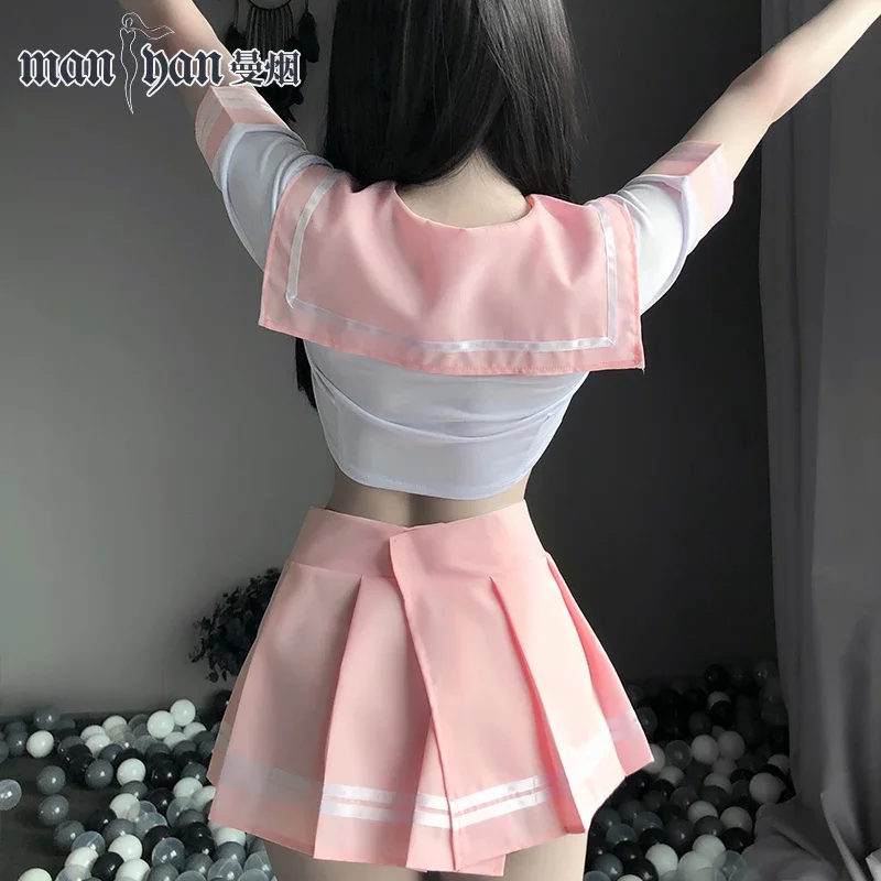 Anime Cosplay Korean Girl - Chemise courte coréenne 2026, jupes plissées,