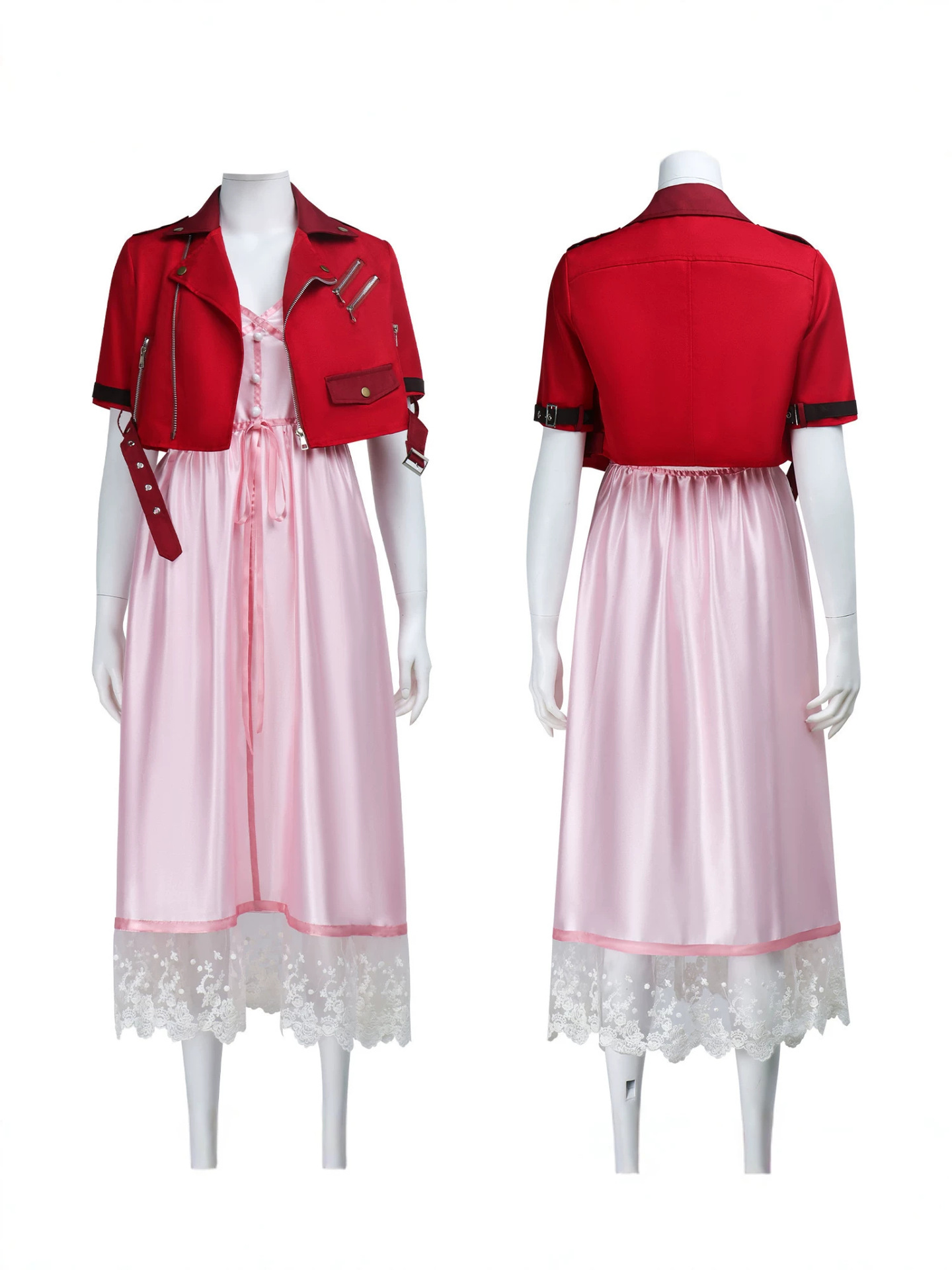 Live Action Anime Cosplay - Costume de cosplay Final Fantasy Aerith,