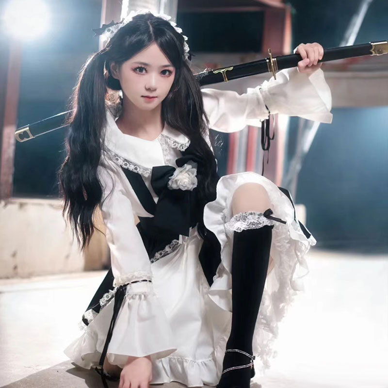 Ensemble de robes Lolita rétro - Anime Cosplay Korean Girl avis et prix