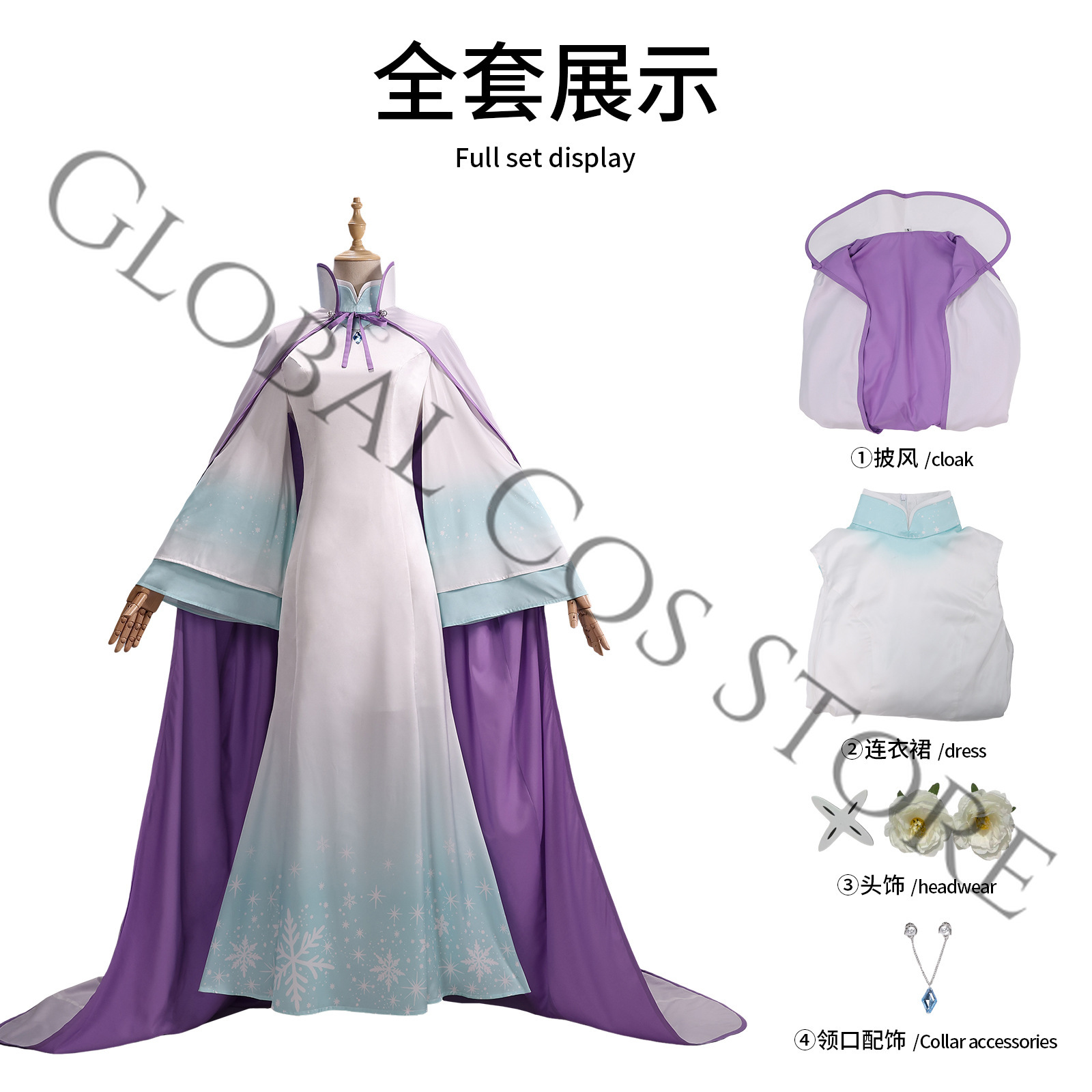 Costume de Cosplay Emilia - Ro - Anime Cosplay Re Zero avis et prix