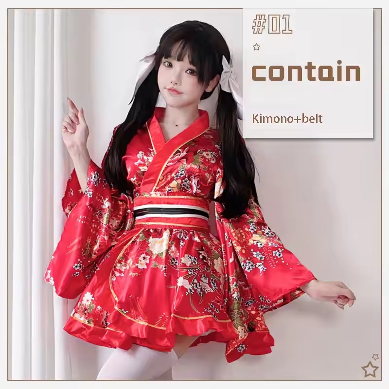 Robe Kimono japonaise modifiée - Anime Cosplay Japanese Girl avis et prix
