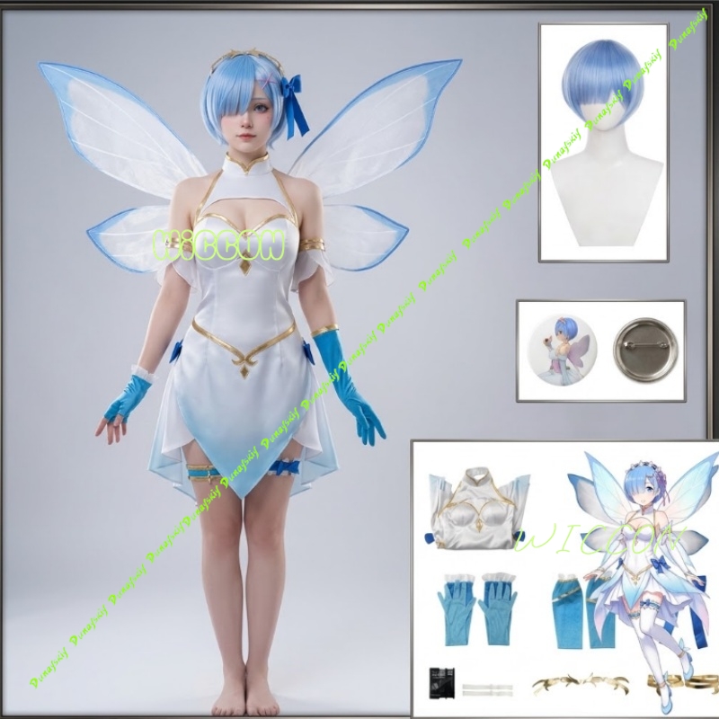Ensemble de cosplay Re Zero Re - Anime Cosplay Re Zero avis et prix